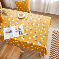 Spot parcel post Idyllic Farm pvc Tablecloth Waterproof and Oil-Proof ins Cyber Celebrity Style Desktop Dining Table Tablecloth Tea Table Cloth Rectangular