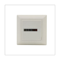 HM-1 Timer Square Counter Digital 0-99999.99 Gauge 0.3W AC220-240V / 50Hz AC Hour Meter Hourmeter White