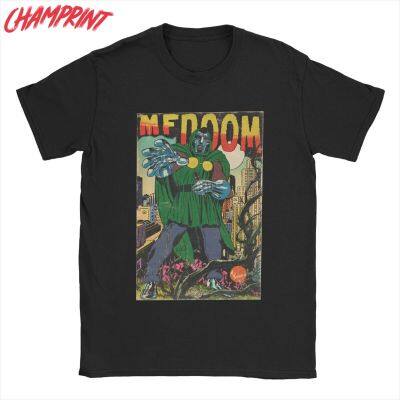 Mf Doom Madlib Dooms Sing In The City T Shirts For Men Pure Cotton Tshirts Madvillain Tee Shirt Gift