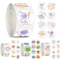 100-500pcs New Astronaut Reward Stickers Cute Animal Sticker for Kid Classic Toy Gift Decor School Teacher Encouragement Sticker Stickers