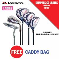 EXCEED GOLF ไม้กอล์ฟครบชุด สำหรับสุภาพสตรี พร้อม ถุงกอล์ฟ KASCO รุ่นใหม่ล่าสุด!!! [KASCO DIMPALS G7 FULL SET LADIES]