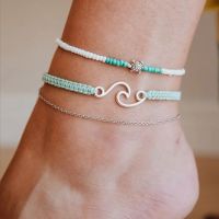 IFKM Bohemia Anklets For Women Turtle Tree of Life Sandals Shoes Barefoot Beach Ankle Summer Bracelet Foot Jewelry Girls