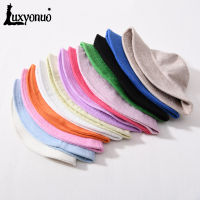 [hot]Luxyonuo Terry Cloth Towel Bucket Hat Spring Autumn Outdoor Panama Sun Fisherman Hat Unisex Candy Color Fashion Towelling Cap