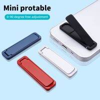 Ultra-Thin Mini พับโลหะโทรศัพท์มือถือกลับโลหะผสมที่มองไม่เห็นเดสก์ท็อปโทรศัพท์มือถือแบบพกพาสนับสนุนวงเล็บ