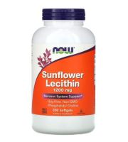 NOW Foods, Sunflower Lecithin, 1,200 mg, 200 Softgels