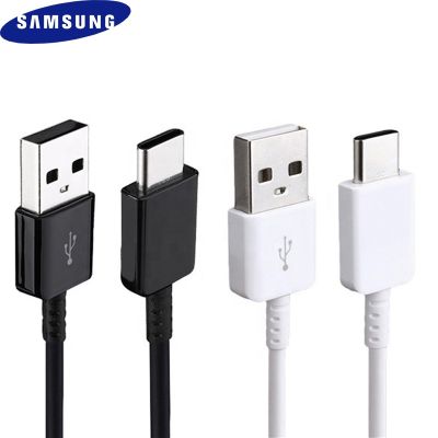 [HOT RUXMMMLHJ 566] Samsung สายชาร์จแบบเร็ว USB ดั้งเดิม Type-C สายข้อมูลสายชาร์จสำหรับ Galaxy A80 A70 A60 A50 A40 A30 A13 A12 A51 A71 M20 S9