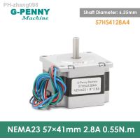 NEMA23 CNC stepper motor 57X41mm 2.8A 0.55N.m 78Oz-in stepping motor for CNC Router engraving milling machine for 3D printer