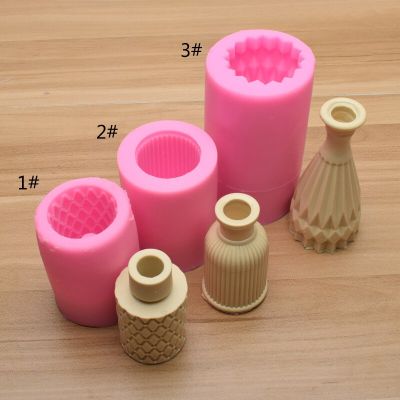 Aomily Cute Flower Vase Shaped Cake Silicone Mold Party Fondant Cake Chocolate Candy Mold Resin Clay Ice Block Soap Baking Mold Ice Maker Ice Cream Mo