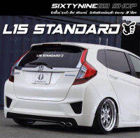 สติกเกอร์ติดรถยนต์L15 STANDARD, R18 STANDARD  GK GE CITY BRIO CIVIC  รถฮอนด้าเครื่อง L15-L18