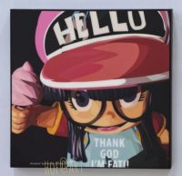 Arale อาราเล่ การ์ตูน cartoon รูปภาพ​ติด​ผนัง​ pop art พร้อมกรอบและที่แขวน กรอบรูป แต่งบ้าน ของขวัญ ของสะสม รูปภาพ