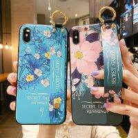 [Fairy Super Full Phone Case]สำหรับ Samsung Galaxy S20 FE A21S M51 A32 A52 A72 A12 A7 2018กรณีหรูหรา Rose Flower สายรัดข้อมือผู้ถือโทรศัพท์ Soft TPU ปกหลัง