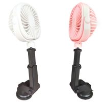 USB Desktop Fan, Portable Car Fan with Strong Airflow, 3 Speeds, Quiet Personal Desk Fan for Office Table Vehicle