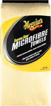 The Rag Company (3-pack) 16 in. x 16 in. Yellow Waffle-Weave 370gsm Microfiber Detailing, Window/Glass and Drying Towels - Lint-Free, Streak-Free