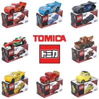 Takara Tomy ชุดคอลเลกชั่นดายโมเดลรถโลหะผสมสายฟ้าแลบสำหรับตุ๊กตาคริสต์มาสกวางเรนเดียร์เด็กคลาสสิกให้ของขวัญ