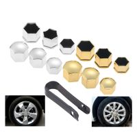 20Pcs Universal Anti Rust 17 19 21mm Chrome Glossy ABS Auto Trim Tyre Wheel Nut Screw Bolt Protection Covers Caps Car Styling