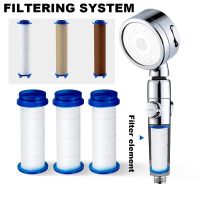 ₪▦ Filter 360Rotated Handheld Replacement Water Purifier Bathroom Accessories Shower PP Cotton Filter Rainfall Shower Head