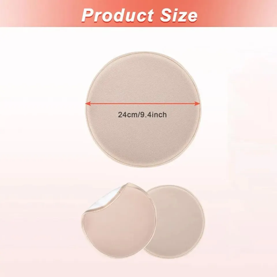 4 Castor Oil Breast Pads Reusable Organic Castor Oil Nursing Pad Leak-Proof Washable Soft Castor Oil Compress Breast for Women Relaxing Sleeping (