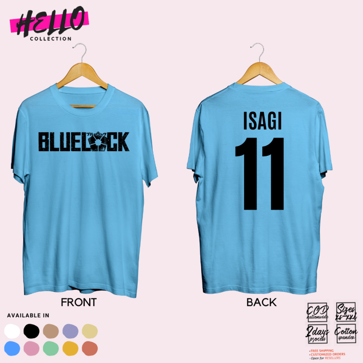 Blue Lock - Yoichi Isagi Jersey Anime Shirt | Unisex | 『Cotton Spandex ...