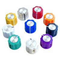 【CW】 5Pcs Dia16x12 Aperture 6.4mm Effector Volume Knob Guitar Power Amplifier CD