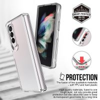 Anti-Drop Thin Clear PC Cover Case for Samsung Galaxy Z Fold 5 3 fold5 5G Fold4 Fold 4 Fold3 Anti-Slip Cell Phone Bag Funda