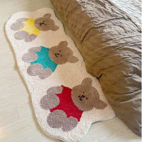 Small Bear Car Ins Cute Childrens Bedside Rug Kids Room Baby Playmats Non-slip Floor Mat Bedroom Aesthetic Home Decor rug