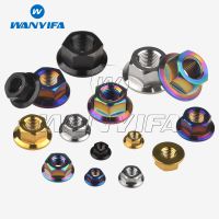 Wanyifa Titanium Nut M5 M6 M8 M10 M12 M14 M16 Flange Nut Baut Sekrup untuk Sepeda Motor Sepeda Sepeda