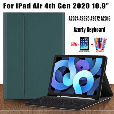 Azerty คีย์บอร์ดพร้อมเมาส์สำหรับ Apple Air 4 2020 4th Generation A2324 A2325 A2072 A2316 AZERT แป้นพิมพ์ภาษาฝรั่งเศส