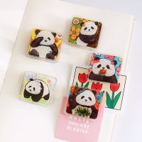 【jw】✌⊙◙  5Pcs/set panda Clip Page Holder Paper Binder Clamp File Photo Stationery Storage Office School