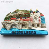 BABELEMI Resin 3D Heidelberg Germany Travel Tourist Souvenirs Refrigerator Magnets Fridge Magnet Home Decor