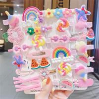 Kids Hairpin Headgear 2023 New Hairpin Summer Little Girl Cute Girl Broken Hairpin Female Butterfly