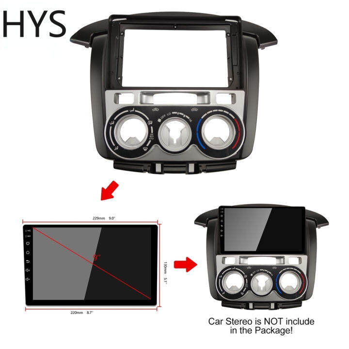 HYS car stereo panel dash board fit for TOYOTA Innova 2006-2010 9 inch ...