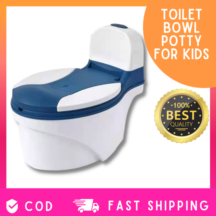 Toilet Bowl Potty for Kids, Lightweight and Compact, Colors Pink, Blue