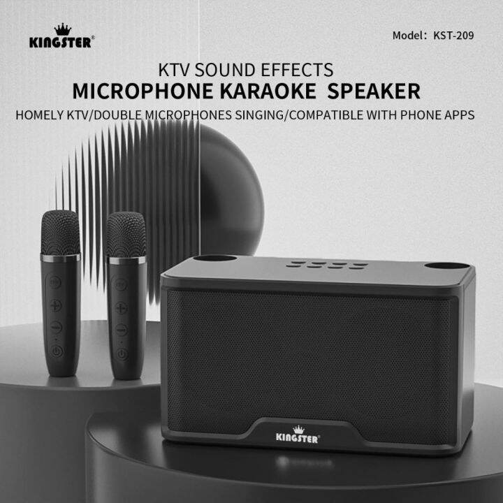 KST209 Bluetooth Speaker Handheld Ktv With Microphone Wireless