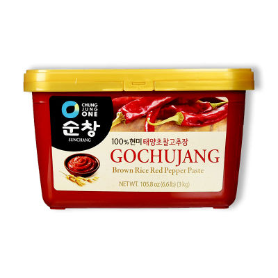 สินค้ามาใหม่! ชองจองวอน โกชูจัง ซอสพริกเกาหลี 3 กิโลกรัม Chung Jung One Gochujang Hot Pepper Paste 3 kg ล็อตใหม่มาล่าสุด สินค้าสด มีเก็บเงินปลายทาง
