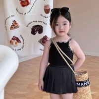 CUTE BABY?พร้อมส่ง?เสื้อยืดเด็กผู้หญิง เสื้อเด็ก เสื้อสายเดี่ยวเด็ก สำหรับเด็ก(435)