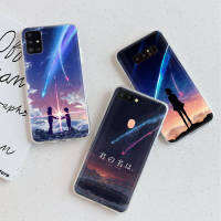 อ่อนนุ่ม ซิลิโคน เคสโทรศัพท์ หรับ OPPO A31 F11 A1K A3S A72 A12E A12S A5 A85 A7 A52 A11K A1 A15 A92 A83 A12 A9 A7 A8 A5S A15S Pro ปก โปร่งใส TPU To-16 Your Name