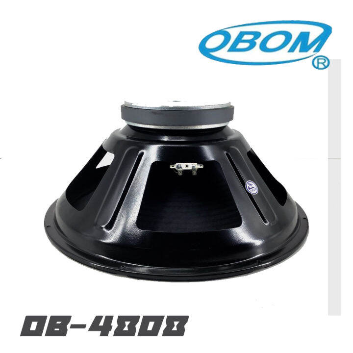 obom-ob-4808-ดอกลำโพง-18-นิ้ว-โครงปั๊ม-กำลังขับ-800-วัตต์-ว้อยส์-4-นิ้ว-3-ชั้น-แม่เหล็ก-190x110x20-มม-สินค้าใหม่แกะกล่อง