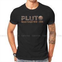 Never Forget 1930 Hipster Tshirts Pluto Men Harajuku Fabric Streetwear T Shirt Round Neck Big Size 【Size S-4XL-5XL-6XL】