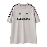 THEBOY-CLEBANCE เสื้อยืดแขนสั้น Street Style