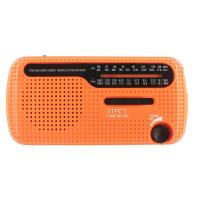 Solar Hand Crank Radio AM/FM/SW Radio USB Portable Emergency Radio with LED Flashlight Outdoor Survival Tool