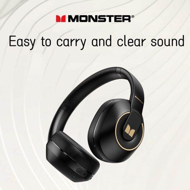 monster-xkh01-bluetooth-headsets-หูฟังบลูทูธแฟชั่น-bt5-3-หูฟังไร้สายพับชุดหูฟังสเตอริ-หูฟังครอบหู