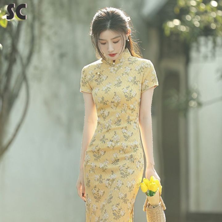 SUCHCUTE Cheongsam For Women 2024 Modern Long Dresss Chinese New   D3ac98715e0a05e90671b7e9be964629  720x720q80 