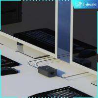 Shiwaki อุปกรณ์แชร์เครื่องพิมพ์ USB 1in 2 Out 2 In 1 Out สำหรับคอมพิวเตอร์เครื่องแป้นพิมพ์พีซี