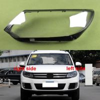 ฝาครอบไฟหน้ารถสำหรับ Volkswagen VW Tiguan 2013 2014 2015 2016 2017เพล็กซิกลาสไฟหน้าโป๊ะไฟแบบโปร่งใส