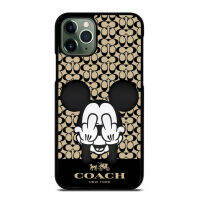 COACH Diseys มิกกี้เมาส์เคสโทรศัพท์ TPU สำหรับ Iphone X 7 8 11 12 13Mini 14 XS MAX