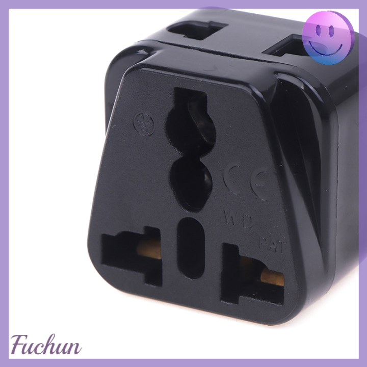 fuchun-2-in-1-iec-320-c14ตัวผู้เป็น-c13-c13อะแดปเตอร์ไฟตัวเมีย-pdu-ups-หญิงสากลออสเตรเลียสหรัฐอเมริกาอังกฤษแบบยุโรปปลั๊กแปลงไฟพิเศษ