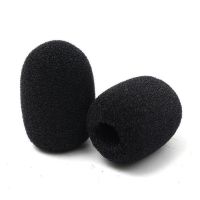 PEWANY Headset Replacement Microphone Mic Cover Black Microphone Windshield Headset Foam Covers ephone Meeting Mic Sponge Covers Gooseneck Windscreen Soft Mic ProtectorMulticolor