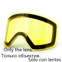 Benice Magnetic Ski Goggles Lens New Arrival Snowboard Eyewear Double Layers Anti-fog Cylindrical Ski Glasses Only the lens