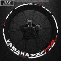 New For Yamaha YZF R6 Motorcycle Logo 17 Inch Inner And Outer Wheel Rim Hub Decal Decoration Waterproof High Reflective Sticker