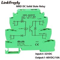 【✆New✆】 KUAOEL 10a Mrd-060d10มินิชุดสัญญาณไฟ Led Ssr โซลิดสเตทรีเลย์ Dc อินพุต: 5V 12V อินเทอร์เฟซ24vdc แรงดันโมดูลรีเลย์สวิตช์ราง Din